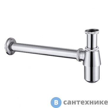 картинка Сифон для раковины ABBER AF0032 хром