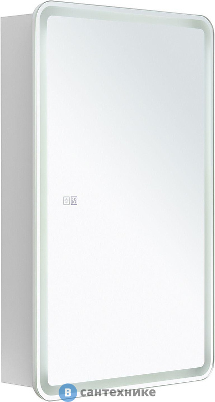 Зеркальный шкаф Aquanet Оптима 50 LED антипар (353775)