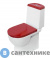 картинка Унитаз с бачком SANITA LUXE BEST COLOR red с двухрежимной арматурой OLIVEIRA, сиденьем из дюропласта, системой soft close, clip up (BSTSLCC07110522)