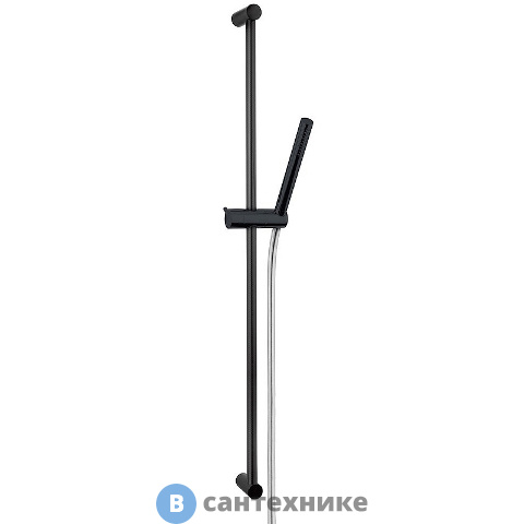 Душевой гарнитур Paini ANCR121L7 Ancona 700 мм, карбон