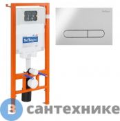 Комплект BelBagno 2 в 1 BB002-80/BB005-PR-CHROME (инсталляция для унитазов BelBagno BB002-80 с кнопкой смыва BB005-PR-CHROME)