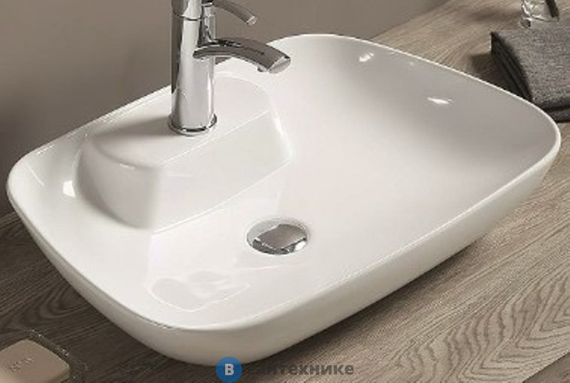 Раковина Art & MAX накладная AM-78358, белый, 605х420х120