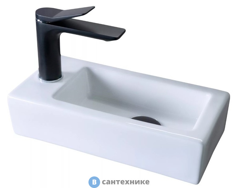 Раковина подвесная GID-ceramic N9272R белый (365х180х90)