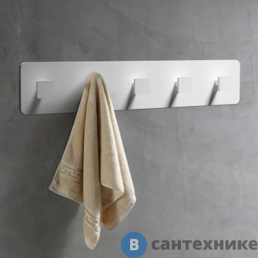 картинка Вешалка ABBER Stein AS1650 белая матовая