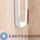 картинка Зеркало Континент Glamour  Led 800х900 с часами, подогревом (ЗЛП876)