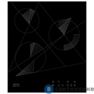 картинка Варочная поверхность Krona FIDATO 45 BL электрическая