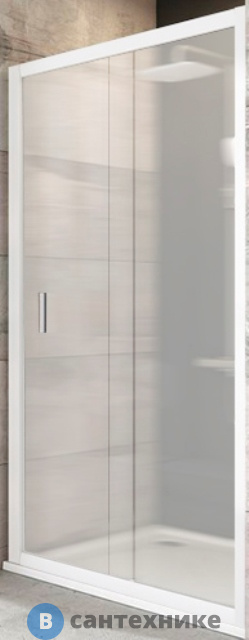 Душевая дверь Ravak Blix BLDP2-120 белый + Грапе (0PVG0100ZG)