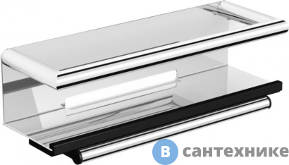 картинка Полочка Black&White SN-2351 со стеклоочистителем на магните (300x100x90)