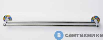 картинка Штанга WasserKRAFT Diemel K-2240 для полотенец двойная