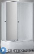 Душевой уголок Aquarius ECO-8050 R высокий поддон 115х80х195 матовое стекло