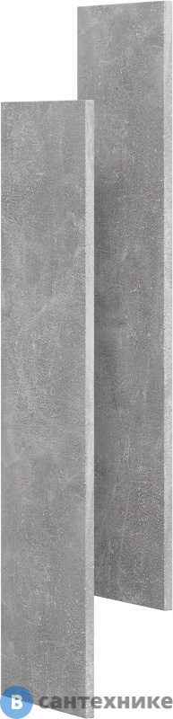 Комплект боковин зеркального шкафа Aqwella Mobi, цвет бетон светлый (MOB0717BS)