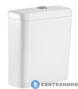 картинка Бачок Aquanet Roll-C-1 для унитаза напольного Слив 4,5/3 лподключение снизу (210765)