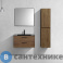 картинка Тумба под раковину Vincea Chiara 2D 800 подвесная, 2 выкатных ящика soft-close, T.Oak (VMC-2C2800TO)