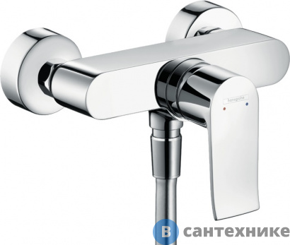 картинка Смеситель Hansgrohe 31680000 Metris для душа