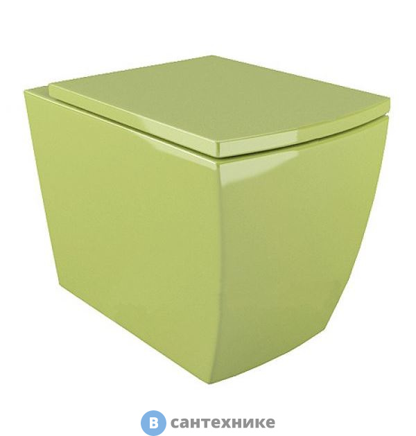 Унитаз подвесной Arcus G-050 салатовый (без сиденья)