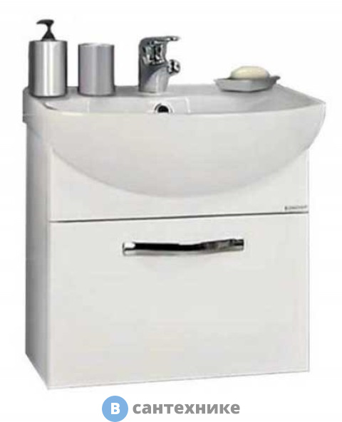 Тумба под раковину Акватон Ария 50 подвесная (1A140301AA010)