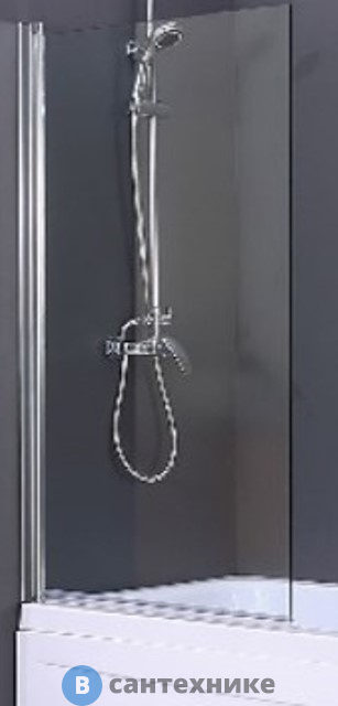 Душевая шторка BelBagno UNO-V-1-80/150-C-Cr