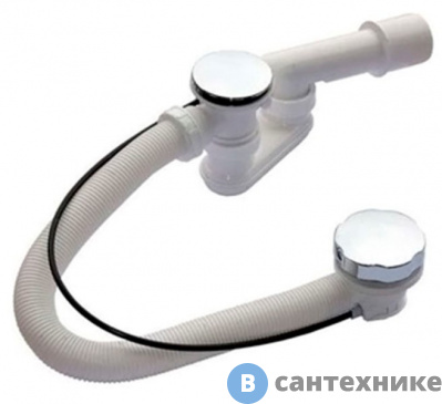 картинка Слив-перелив полуавтомат (хром) Радомир