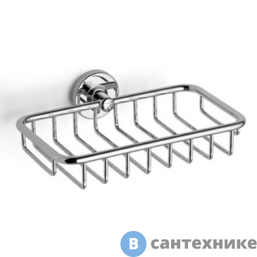 картинка Полка-сетка Bertocci Cinquecento для душа 22х3х12 см, хром (110 0572 0000)