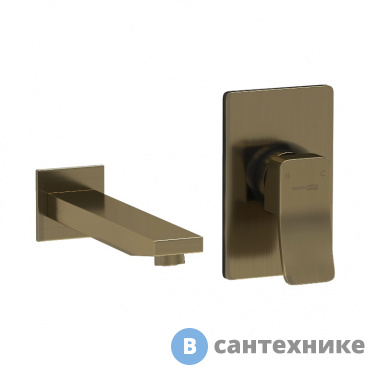 картинка Смеситель WasserKRAFT A16573 встраиваемый набор для раковины, светлая бронза