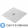 картинка Душевой поддон BelBagno TRAY-MR-UNO-A-90-35-W-CR из искусственного мрамора, с сифоном и декоративной накладкой (хром)