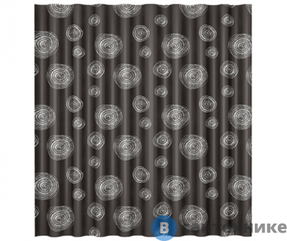 картинка Шторка для ванной WasserKRAFT Eidar SC-33301 Полиэстер