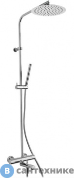 картинка Душевая стойка Paini 78CR687TH COX с термостатом и изливом