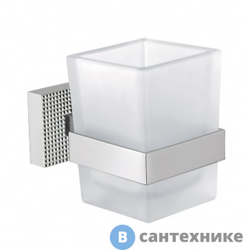 картинка Стакан Cezares PRIZMA-TUMS-NOP подвесной, стекло матовое, чёрный матовый