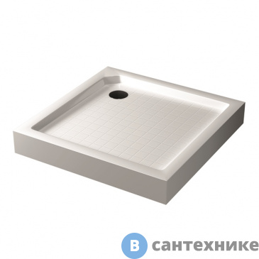 картинка Душевой поддон RGW SMC-W белый квадратный 80* 80*140 (57350188-01)