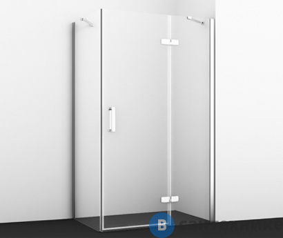 картинка Душевой уголок WasserKRAFT Aller 10H06R White , прямоугольник, с правой распашной дверью