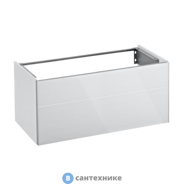 Тумба под раковину Keuco Royal Reflex 1 ящик, 996x450x487 мм, к./ф.: белый/белый (34070210000)