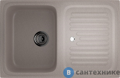 картинка Кухонная мойка Ulgran U-502-302 песочный 770х500