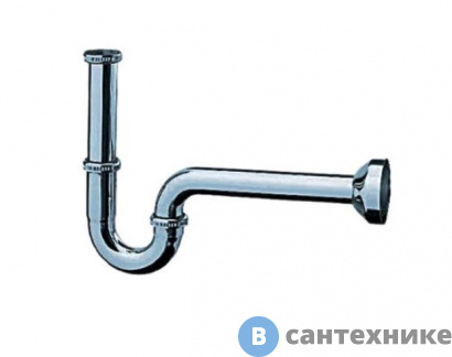 картинка Сифон Hansgrohe 53010000 для раковины, хром