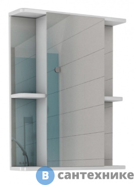 картинка Шкаф-зеркало Айсберг Норма 2-55 левый (DA1609HZ)