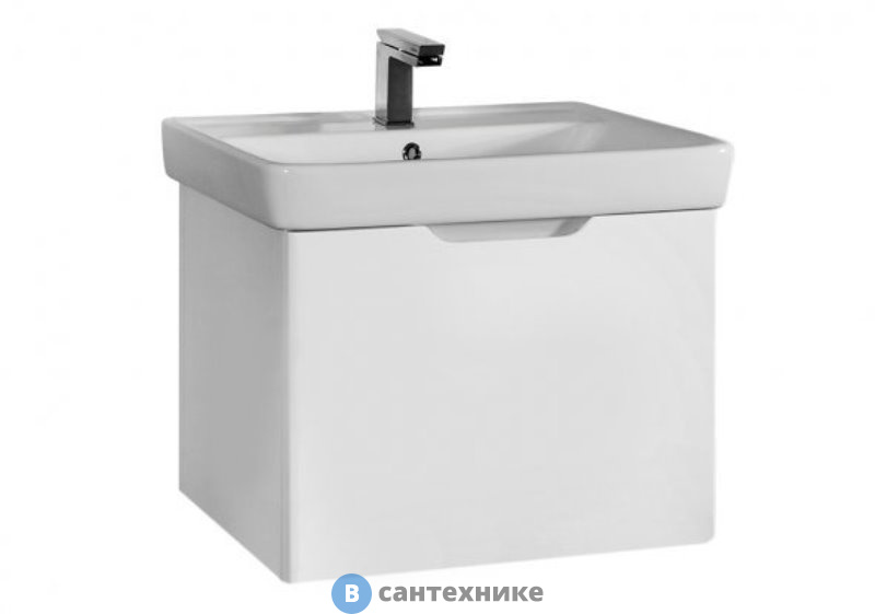 Тумба под раковину Dreja Tiny 50, белая (99.0901)