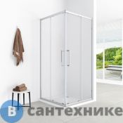 Душевое ограждение Loranto CS-AB01C-128 120x80x190, профиль хром, 6 мм прозрачное стекло, профиль хром