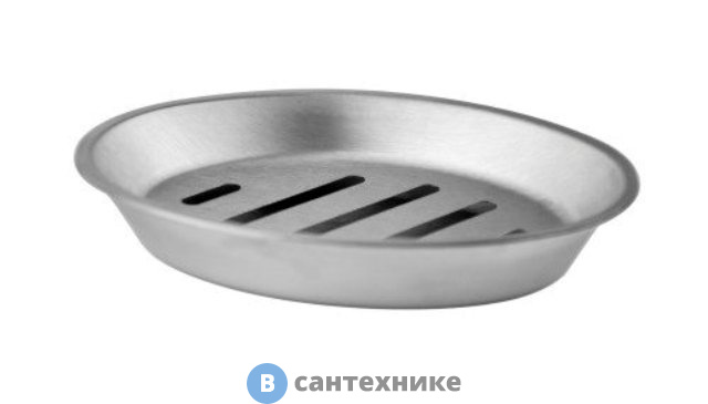 Мыльница WasserKRAFT Ruwer K-6729 нержавеющая сталь