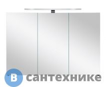 Зеркальный шкаф Orans BC-4023-1000 W с подсветкой, цвет UV005 (1000x140x570)