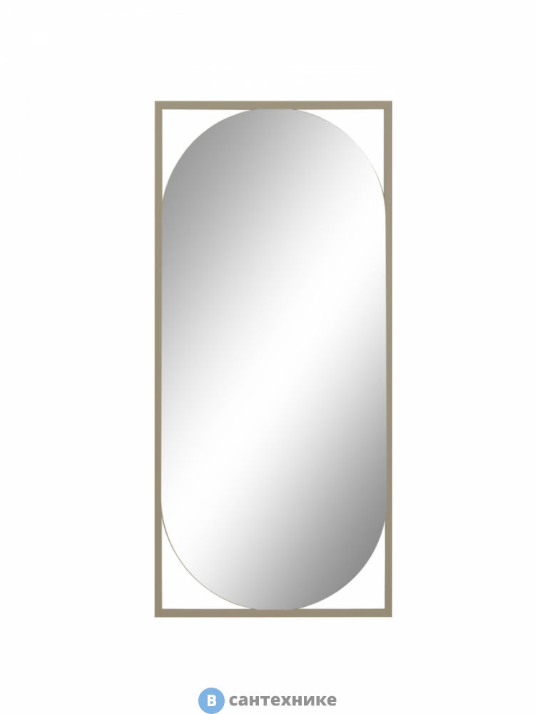 Зеркало CONTINENT Амато 600х1300, золото (Б262)