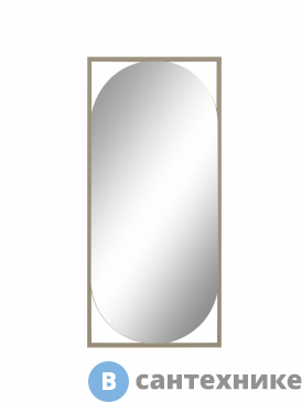 картинка Зеркало CONTINENT Амато 600х1300, золото (Б262)