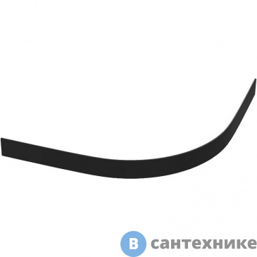 картинка Экран Cezares TRAY-AS-R-90-100-SCR-NERO для поддона из искусственного мрамора, чёрный