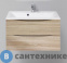 картинка Тумба под раковину BelBagno 80 см MARINO-800-2C-SO-WO-P подвесная с двумя выкатными ящиками, Rovere Bianco