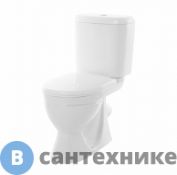 Унитаз с бачком Sanita СТАНДАРТ эконом (арматура 1-режим. "Уклад", антивсплеск, сиденье полипропилен, крепление) (SDTSACC01090112)