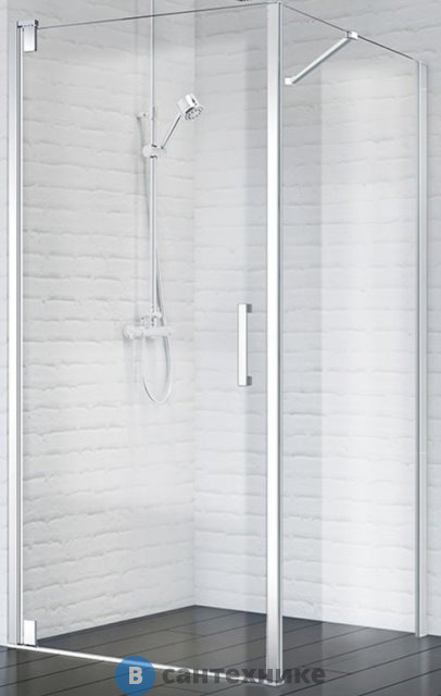 Душевой уголок BelBagno MARMI-AH-1-80/90-C-Cr 800x900x1950, без поддона