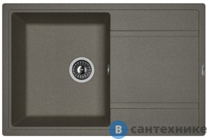 картинка Кухонная мойка FLORENTINA Липси 780, чёрный FG (20.270.C0780.102)