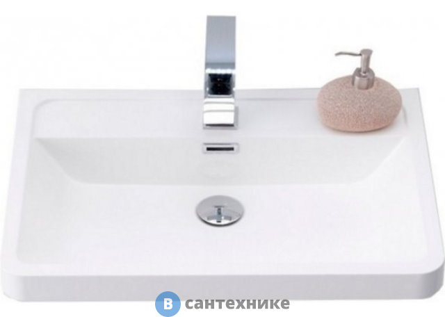 Раковина BelBagno BB-500-PM-LVB (из искусственного мрамора) Bianco