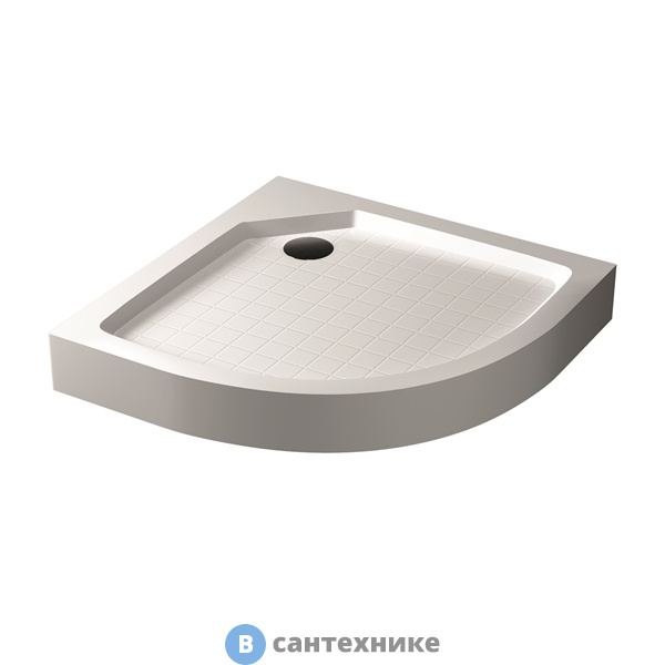 Душевой поддон RGW SMC/R W белый полукруглый 80* 80*140 (57350488-01)