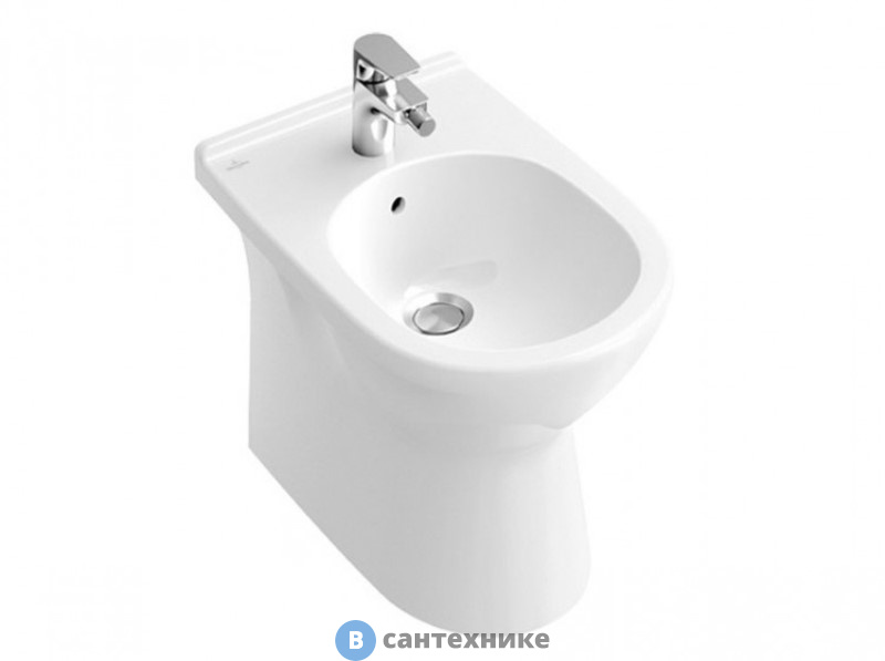 Биде напольный Villeroy & Boch O'Novo 54610001 альпийский белый