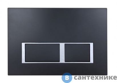 картинка Клавиша смыва ESBANO PRK-12MB матовый черный