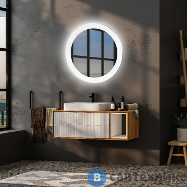 картинка Зеркало ABBER Mond AG6202SL-0.77 с подсветкой, сенсорный выключатель, диммер